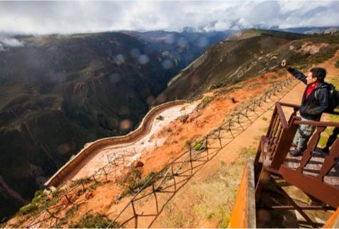Vista de Cañón del Sonche, Amazonas, Perú